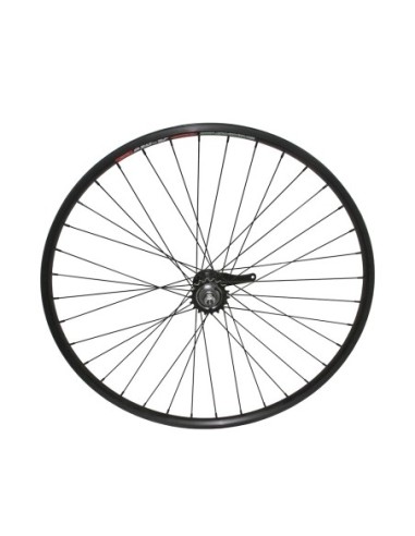 700c Alloy Coaster Wheel 36 Spoke 14gBlack 3/8...